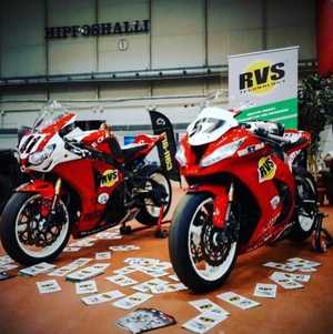 Two performance bikes after their RVS treatment for fuel efficiency Two performance bikes after their RVS treatment for fuel efficiency
